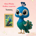 Custom 3D Cartoon Figurine for Person and Pet | Personalized Owner & Dog Statue