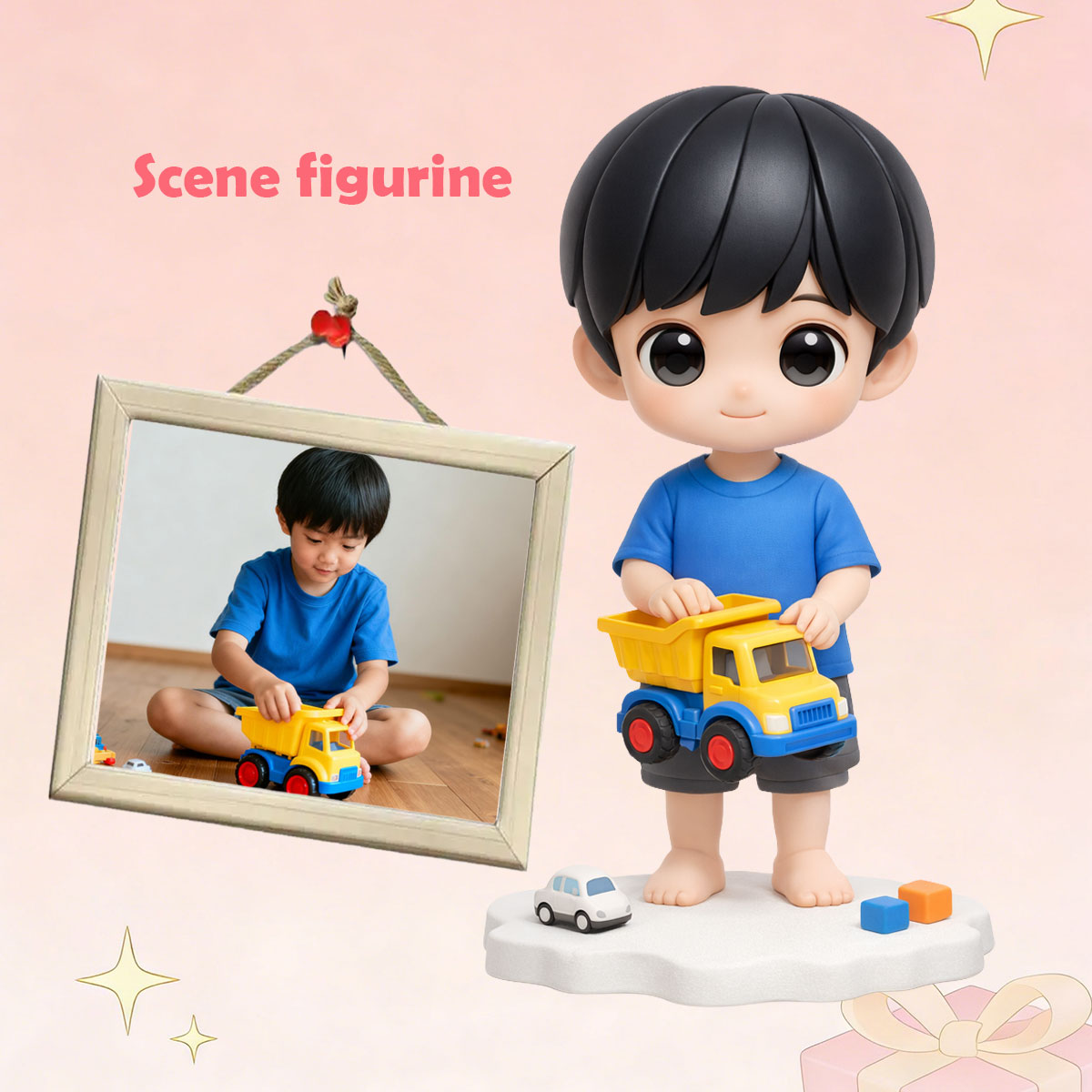 Custom 3D Cartoon Animal Figure for Pet Lover | Personalized Dog or Cat Gift