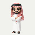 Personalized 3D Cartoon Figure of You and Your Pet | Custom Pet & Human Gift