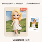 3D Photo Frame Figurine Custom Made | Personalized Cube for Your Favorite Photo