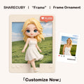 3D Photo Frame Figurine Custom Made | Personalized Cube for Your Favorite Photo