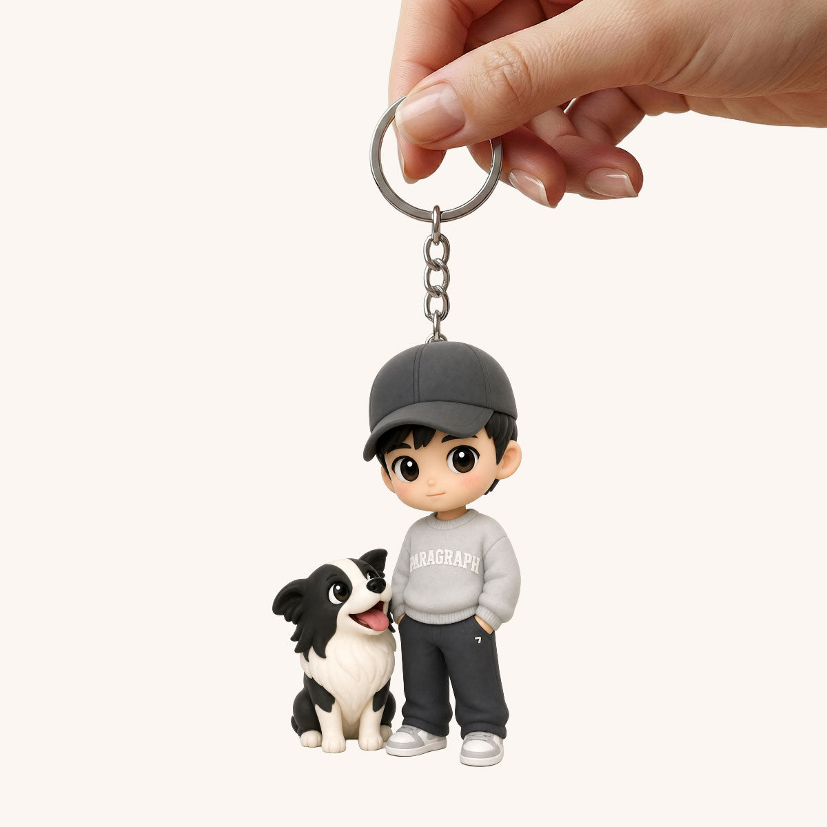 Custom 3D Cartoon Pet Figurine | Personalized Dog Statue from Photo