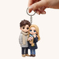 Custom 3D Printed Person & Pet Figurine | Personalized Dog Owner Anniversary Gift