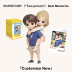 3D Cartoon Couple Figurine | Personalized Anime Figure for Anniversary