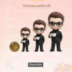 Personalized 3D Cartoon Couple Figurine | Custom Anime Wedding Gift