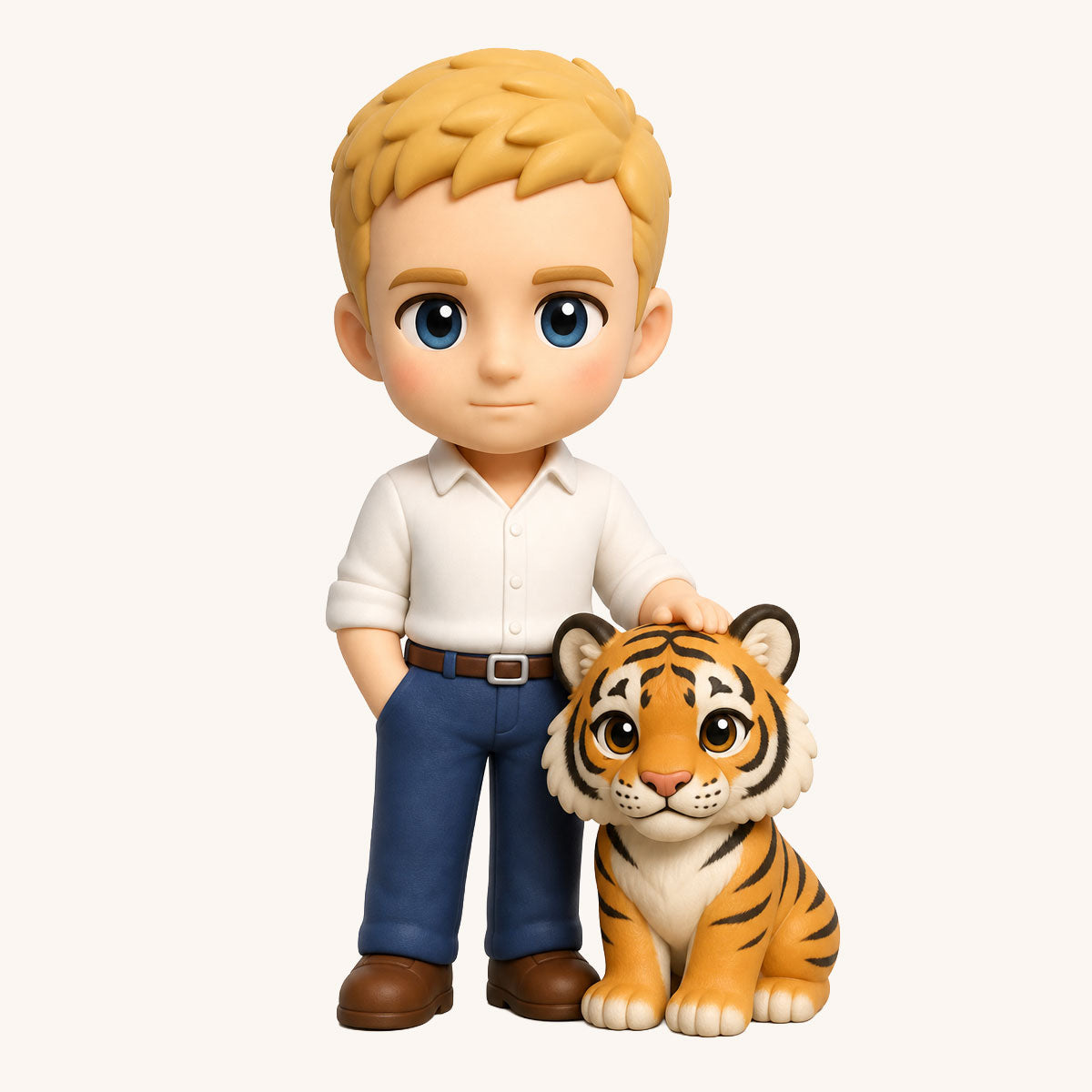 Personalized 3D Printed Human Figurine | Custom Cartoon Character of You