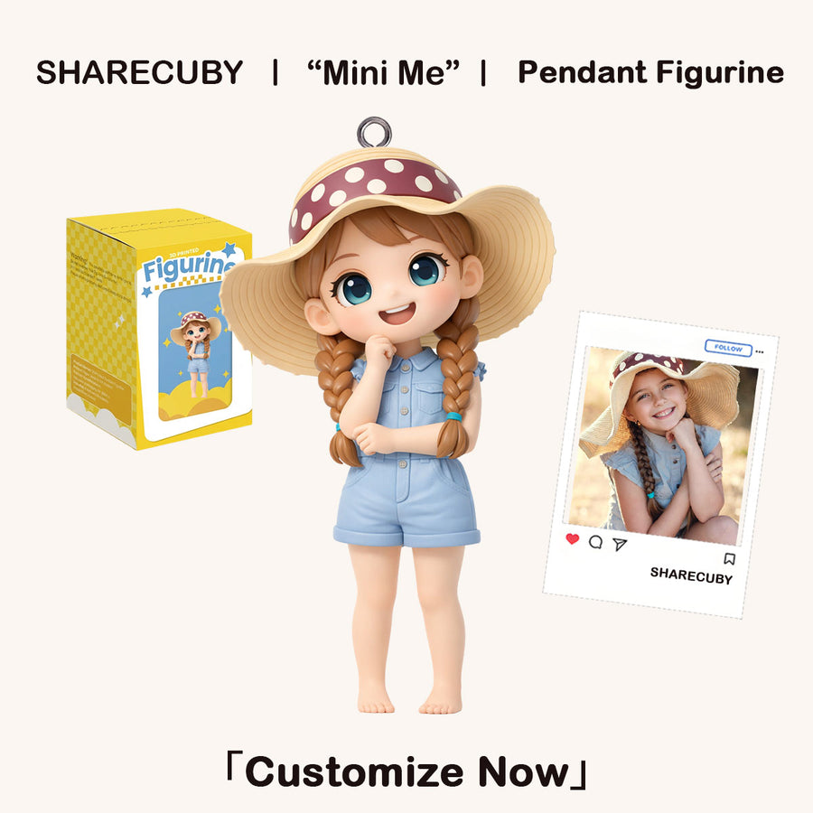 Custom 3D Printed Person Statue | Cartoon Style Figurine for Birthday Gift