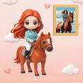 Personalized 3D Cartoon Figure of You and Your Pet | Custom Pet & Human Gift