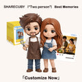 Personalized 3D Cartoon Couple Figurine | Custom Anime Wedding Gift