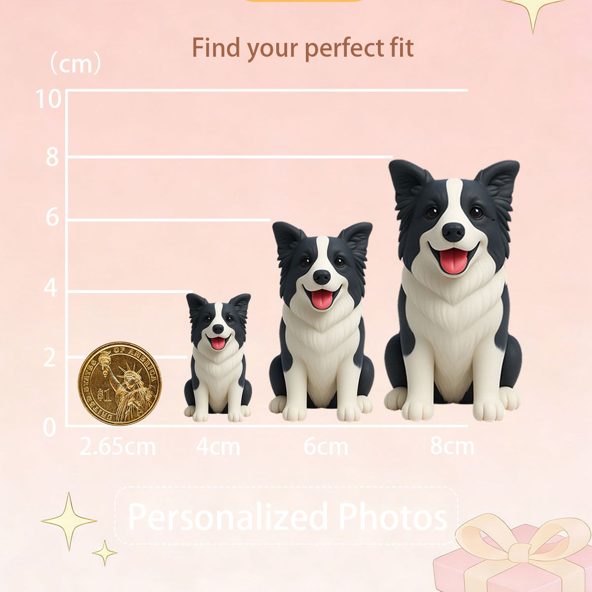 Custom 3D Printed Person & Pet Figurine | Personalized Dog Owner Anniversary Gift