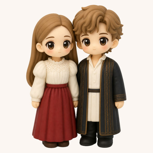 3D Cartoon Figurine Custom Made from Photo | Personalized Self Statue Idea