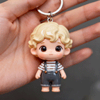 Custom 3D Printed Person Statue | Cartoon Style Figurine for Birthday Gift