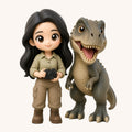 Custom 3D Cartoon Figurine of Yourself | Personalized Single Person Statue